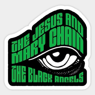 THE BLACK ANGEL//80S INDIEROCK Sticker